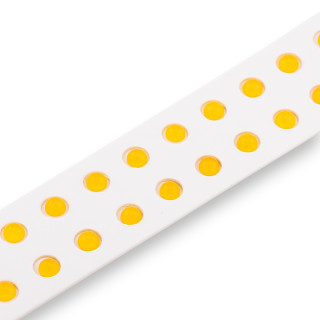 Gelbe Achat-Cabochon-Perlen, rund, glatt, 6 mm, 24 Stück