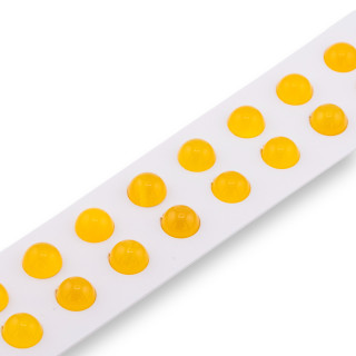 Yellow Agate Cabochon Beads Round Smooth 10mm 20pcs