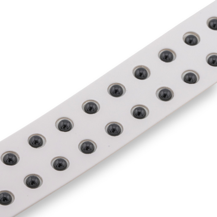 Cuentas de cabujón de ágata negra redondas lisas 6 mm 24 piezas