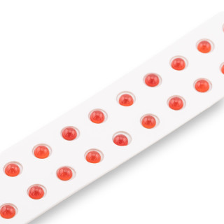 Red Agate Cabochon Beads Στρογγυλές λείες 6mm 24τμχ