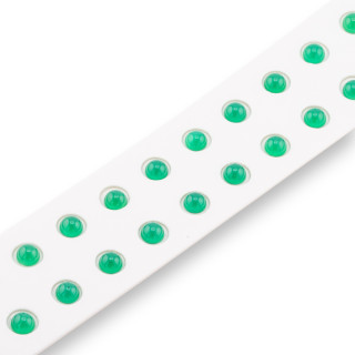 Grüne Achat-Cabochon-Perlen, rund, glatt, 6 mm, 24 Stück