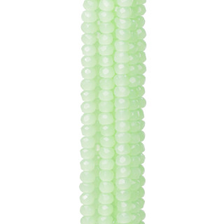 Crystals Faceted Rondelle 3x2mm 10 Strands on Cotton Thread Ready to use MOD26