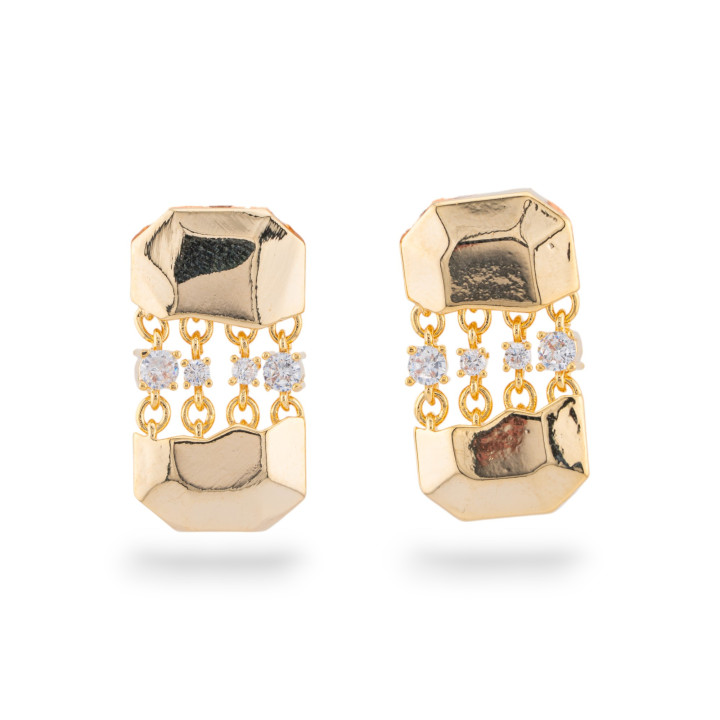 Messing Modeschmuck Messing Ohrringe MUMINGEH278