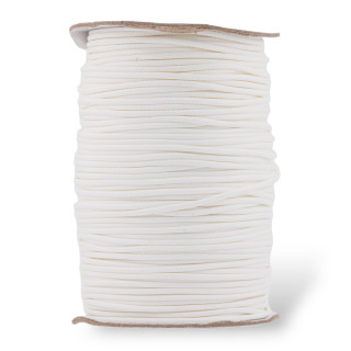 Cordón Algodón Encerado 1,5mm 80 Metros Blanco