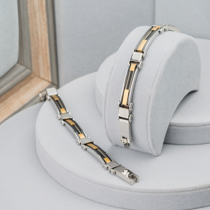 Brazalete Acero Ancho 08mm Mod19165