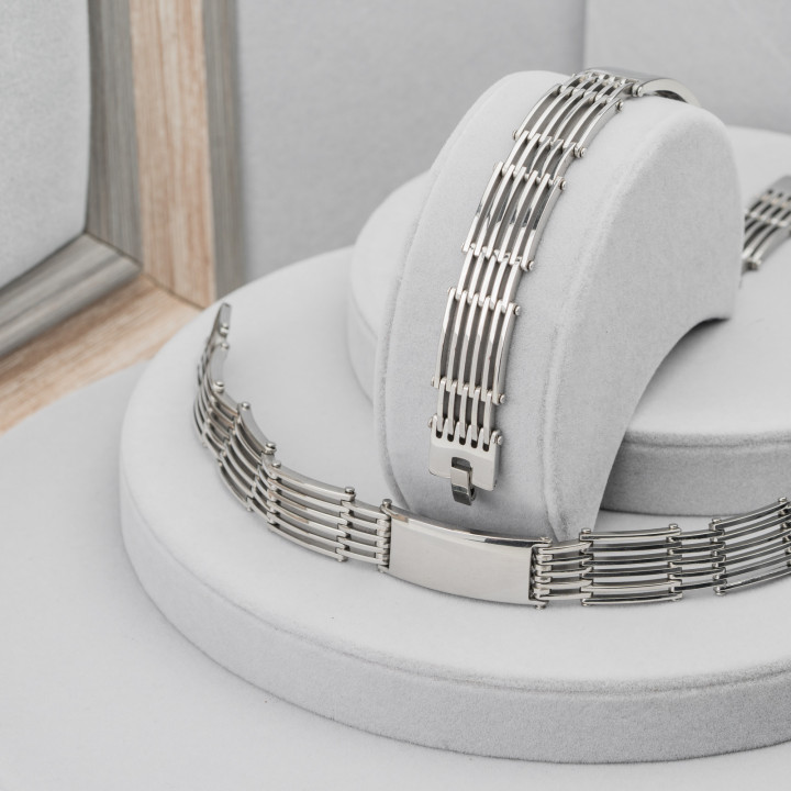 Bracciale Di Acciaio Larghezza 14mm Mod23415