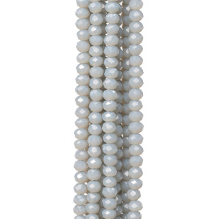 Cristaux Rondelle à Facettes 3x2mm 10 Brins Sur Fil de Coton Prêt à l'emploi MOD60