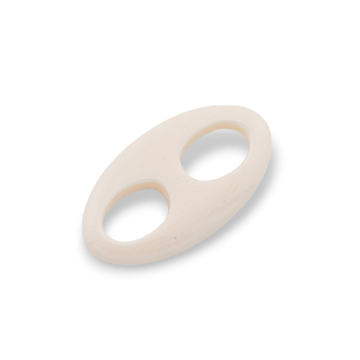 Oval Bone Component 22x40mm 1pc