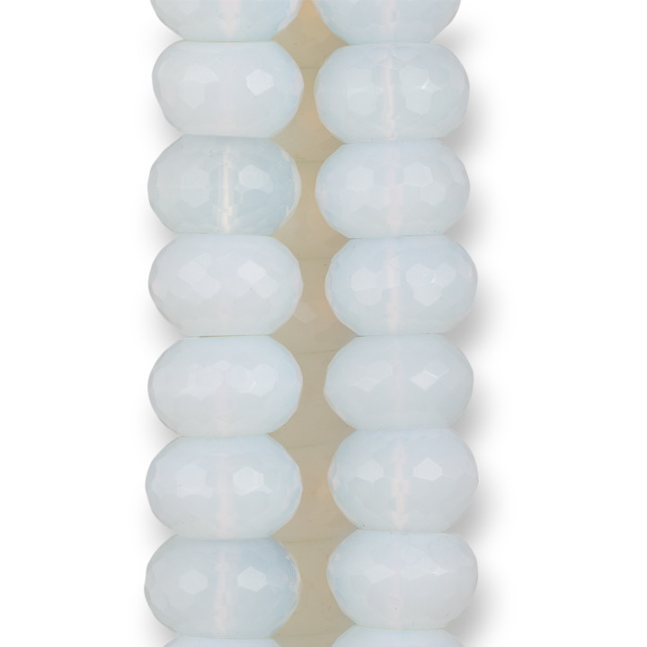 Opale Sintetico Rondelle Sfaccettate 18x12mm