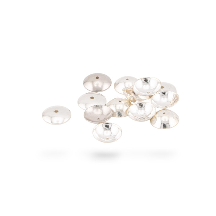Copas de Plata 925 Lisas 4mm 5gr 90uds Aproximadamente Plateadas