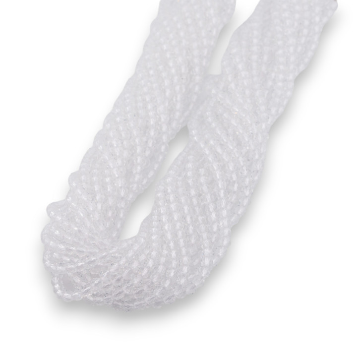 Circonitas Sintéticas Redondas Facetadas Talla Diamante 3mm Transparentes