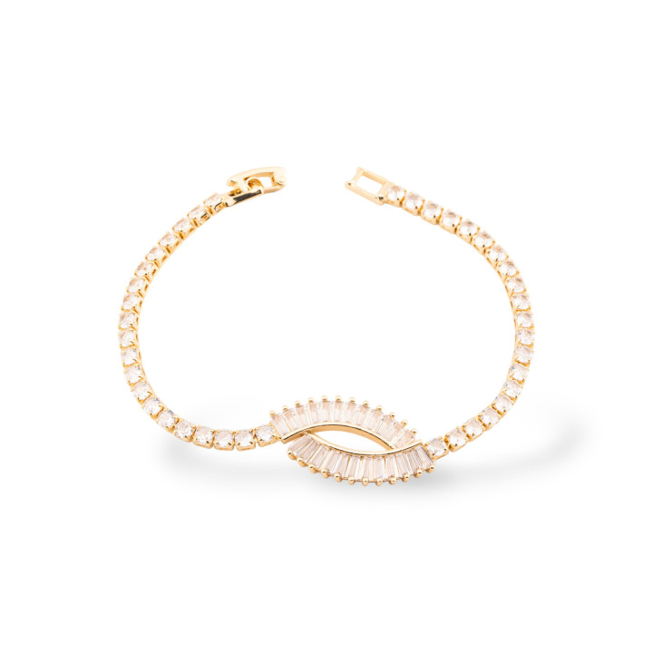 Bracciali Di Bronzo Collezione Clara 1pz Dorato