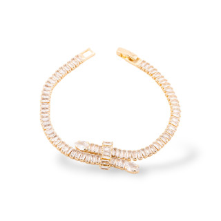 Χάλκινα Βραχιόλια Clara Collection 1τμχ Χρυσό