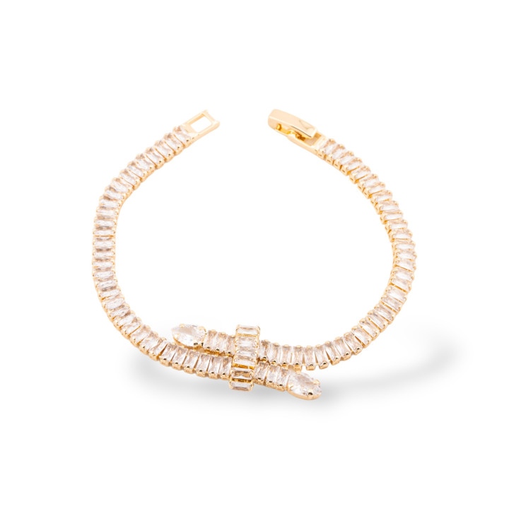 Bronze Bracelets Clara Collection 1pc Gold