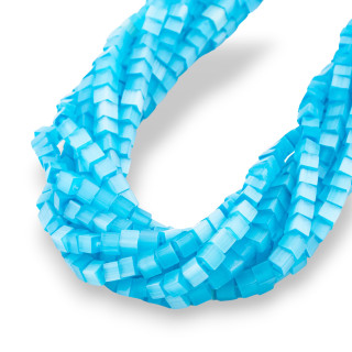 Occhio Di Gatto Cubo 4mm Azzurro