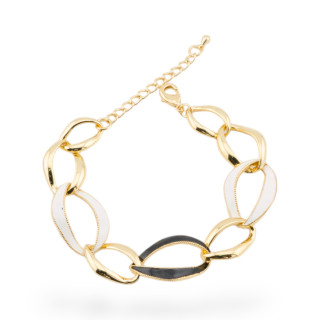 Bracciale Bijoux Smaltato Collezione Isabella 1pz Dorato MOD14