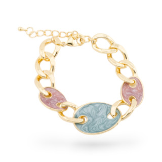 Enamelled Bijoux Bracelet Isabella Collection 1pc Gold MOD21