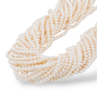 Round River Pearls 3.0-3.5mm AAAA+ White