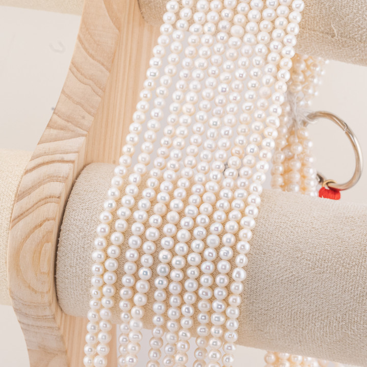 Round River Pearls 4.0-4.5mm AAAA+ White