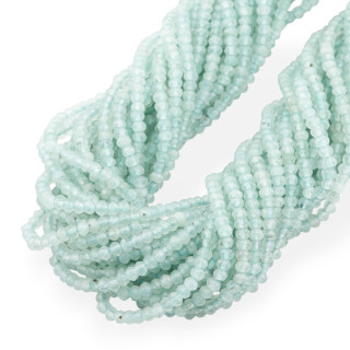 Giada Ligne Économique Rondelle à Facettes 3.5x2.5mm Vert Glace