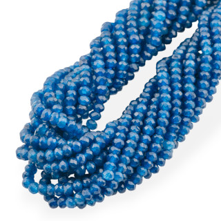 Giada Economic Line Facettierte Rondelle 4x3mm Transparent Blau