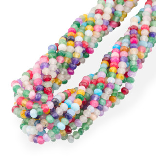 Giada Ligne Économique Rondelle à Facettes 4x3mm Mix