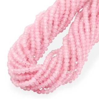 Giada Linea Economica Rondelle Sfaccettate 4x3mm Rosa
