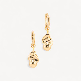 925er Silber Ohrringe Moon Collection