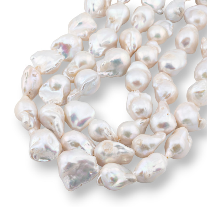 Baroque Drop River Pearls (NQS) 90-100gr White