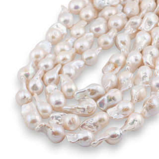 Baroque Drop River Pearls (YWP) 60-65gr White