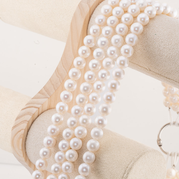 River Pearls Round 10.0-10.5mm AA1A White