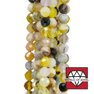 Cuarzo Mix 2 Facetas Corte Diamante 3mm