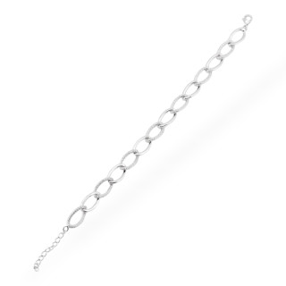 Pulsera Plata 925 Con Circonitas Pave' 1ud