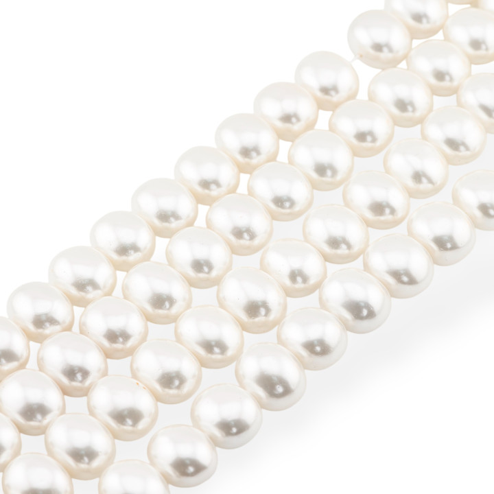 Καραμέλα White Mallorca Pearls 15x12mm