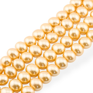 Mallorca Perlen Gold Candy 15x12mm