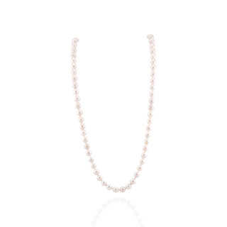 Collana Charlestone Di Perle Di Fiume Barocche 90cm