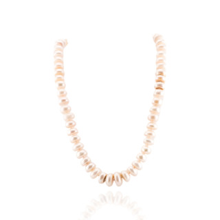 Collana Di Perle Di Fiume Girocollo Con Chiusura