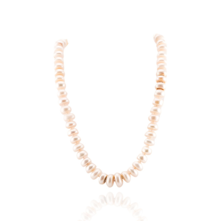 Collana Di Perle Di Fiume Girocollo Con Chiusura