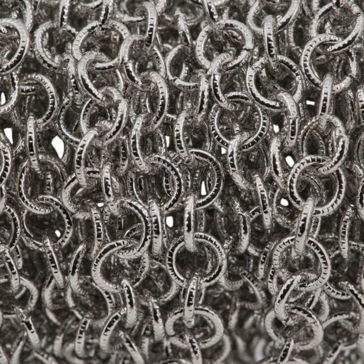 Catena A Metraggio Di Ottone Tondo 7mm 1 Metro