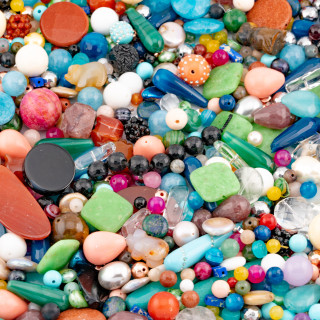 LOTTO STOCK Pietre Dure Perline Miste 1 KG