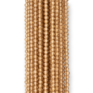 Zirconi Sintetici Perlina Tonda Sfaccettata Diamond Cut 2mm Brown