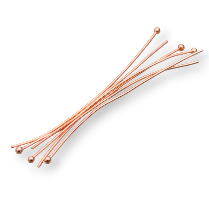 Chiodini Spilli Di Ottone Con Base Tonda 0,7x70mm 1 Kg Bronzo