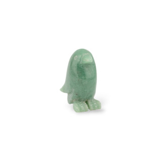 Soprammobile Uccello Di Pietra Dura 2,5'' Lunghezza 6cm Circa