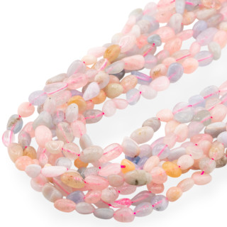 Acquamarina Berilli Sasso Burattato 8x10mm