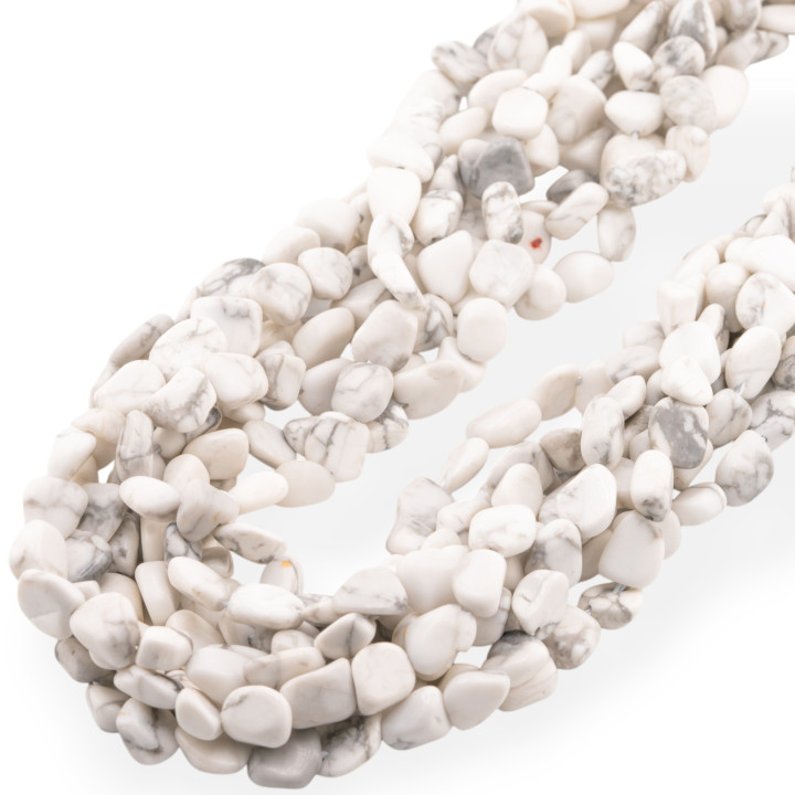 Aulite Bianco Sasso Burattato 8x10mm