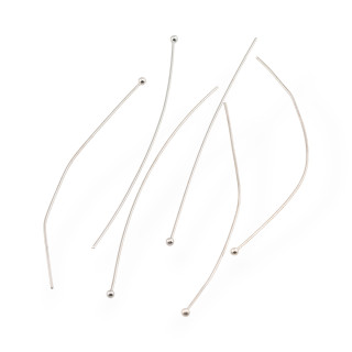 Chiodini Spilli Di Ottone Testa Tonda Pallina 0,7x70mm 1 kg Rodiato