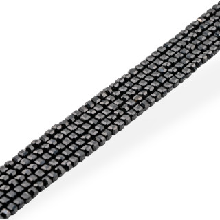 Ematite Taglio Rigido Cubo Sfaccettato 6mm