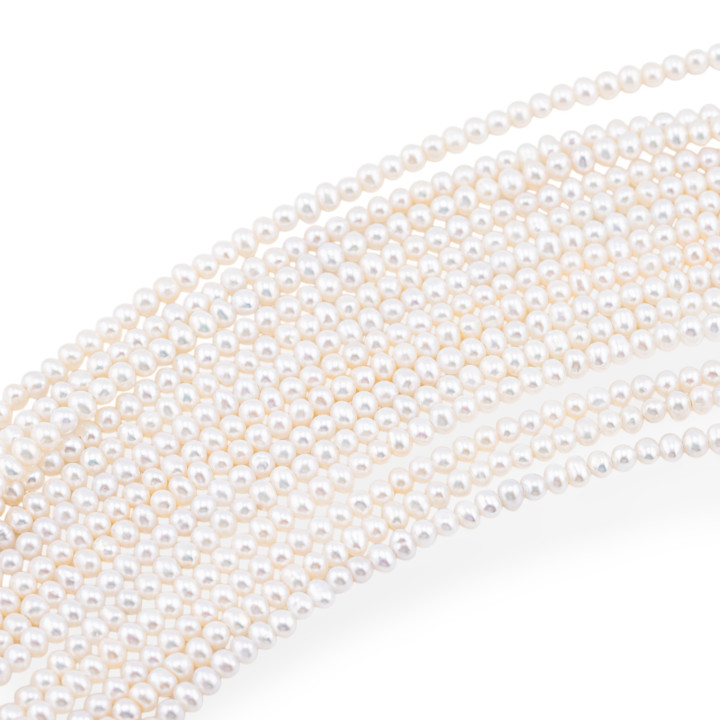 Perle di Fiume Microperle Tondo AAA 3-3,5mm