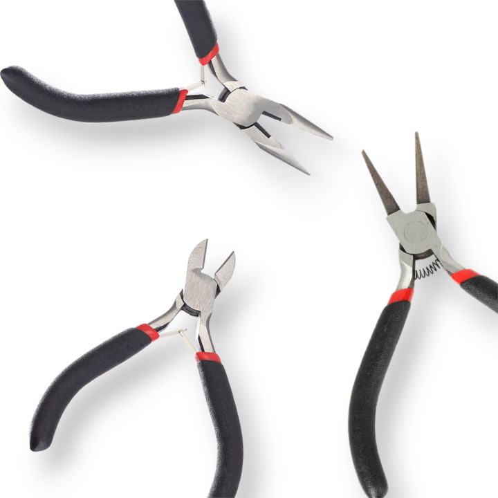 Pinza Per Creazioni Fai Da Te Kit Da 3 Pezzi Misti