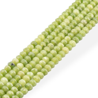 Giada Taglio Rigido Rondella Sfaccettata 8x5mm Giada Birmana